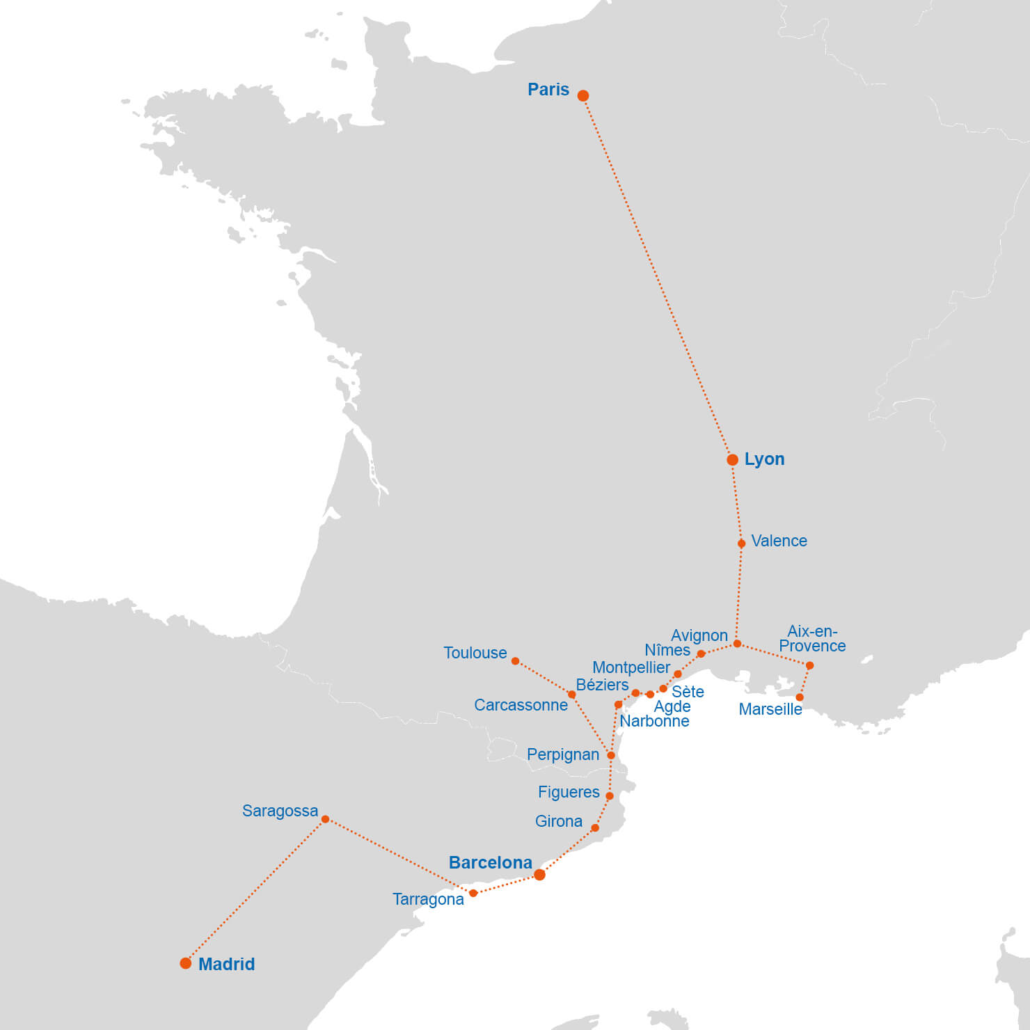 Train Tickets For Tgv France Spain Via Sncb International